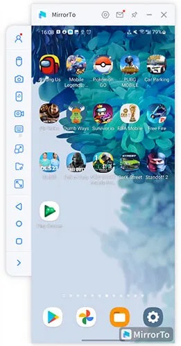 mirror android screen to pc