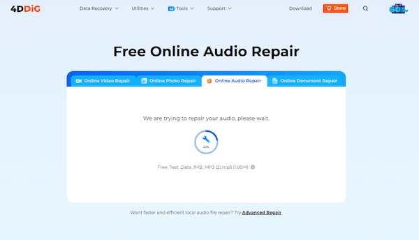 Free Online Audio Repair