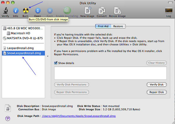 mac tool for writing images to a usb stick